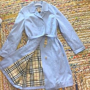 Burberry chambray trench